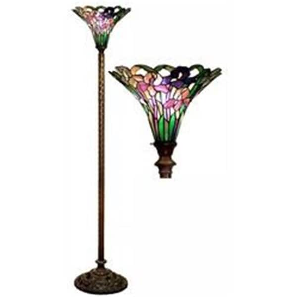 Warehouse Of Tiffany QS32-BB75B Iris Torchiere QS32+BB75B - main